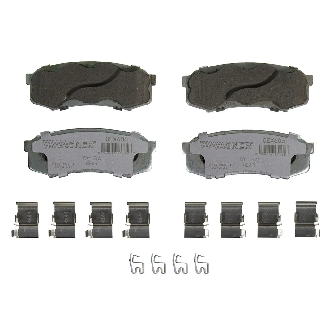 OEX606 – WAGNER BRAKE Brake Pad, OE Replacement Premium Low-Copper Ceramic